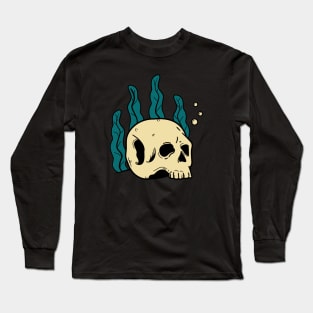 Submerged Skull Long Sleeve T-Shirt